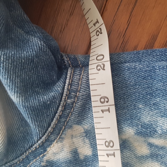 Barney Cools Men's Bleached B Rigid Blue White Jean Jacket Size M - Picture 6 of 16